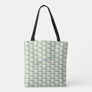 Baby Daisies Balloons Shower by Mail Gift Tote Bag