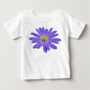 Baby Daisy T-shirt Personalized Purple Baby Shirt