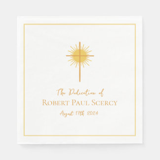 Baby Dedication/Christening Paper Napkin