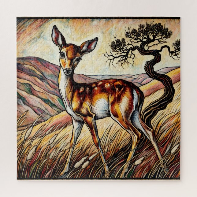 Baby Deer 600 Piece Puzzle (Vertical)