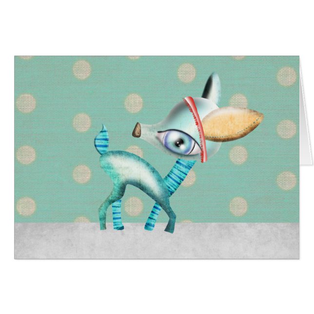 Baby Deer Card (Front Horizontal)