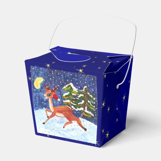 Baby Deer Favor Box (Front Side)
