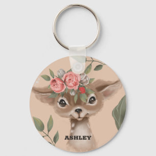 Baby Deer Keychain