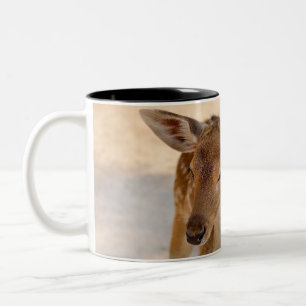 Baby Deer Two-Tone Coffee Mug