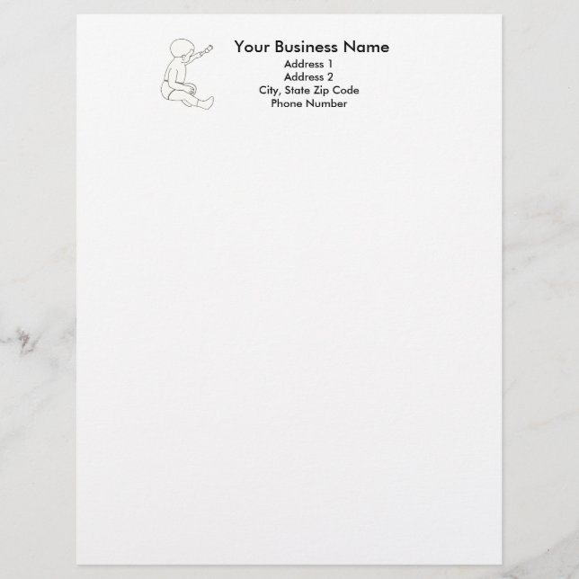 Baby Diaper Service, business letterheads Letterhead (Front)