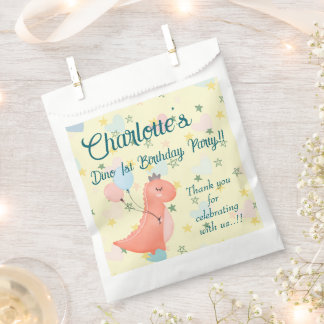 Baby Dino Birthday Party Favour Bag