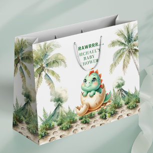 Baby Dino Hatching Soon Gift Bag Shower Party