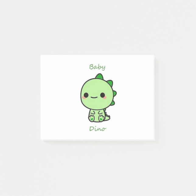 Baby Dino Post-it Notes (Front)