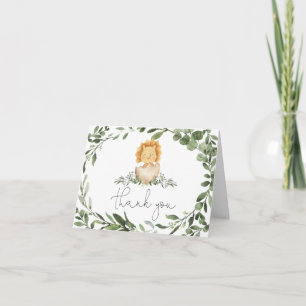 Baby Dinosaur Baby Shower Thank You Card