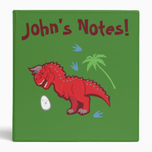 Baby Dinosaur Carnotaurus Binder