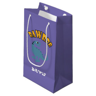 Baby Dinosaur Design - Gift Bag - Small