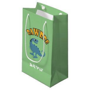 Baby Dinosaur Design - Gift Bag - Small