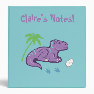 Baby Dinosaur Iguanodon Binder