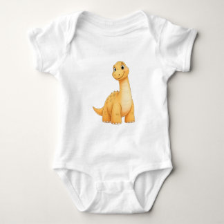 Baby Dinosaur Jersey Bodysuit - Comfort and Style 