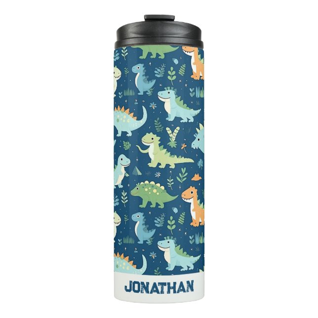 Baby Dinosaur Thermal Tumbler (Front)