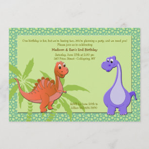 Baby Dinosaurs Invitation
