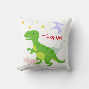 Baby Dinosaurs Throw Pillow
