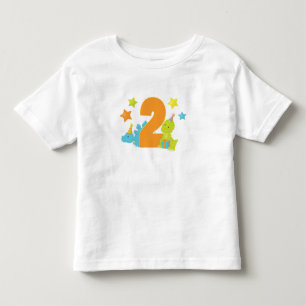 Baby Dinosaurs Two Year Old Birthday Shirt