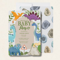 Baby Dinosaurs, Volcano, T-Rex Baby Shower