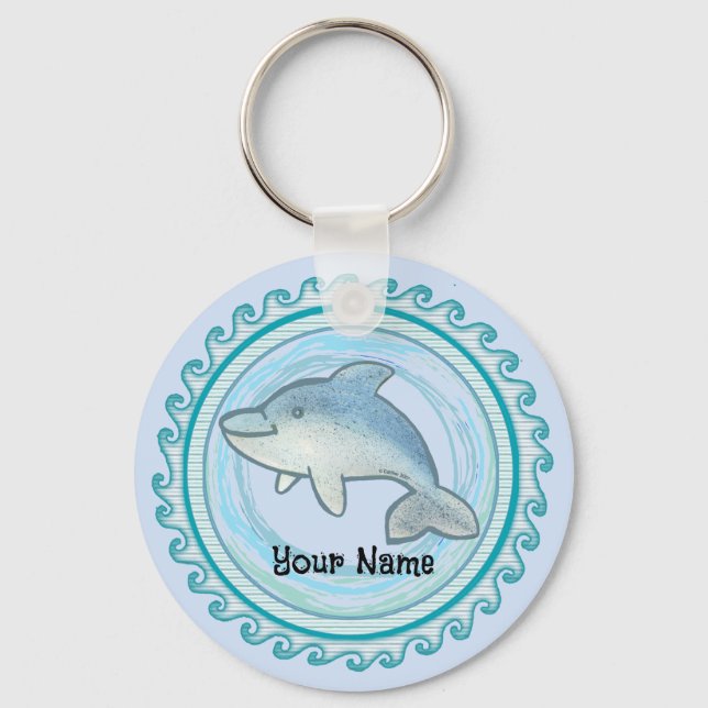Baby Dolphin Keychain (Front)