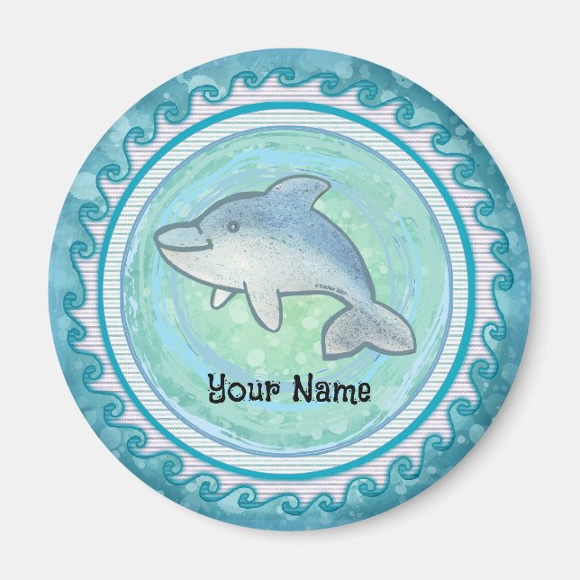 Baby Dolphin Magnet (Front)