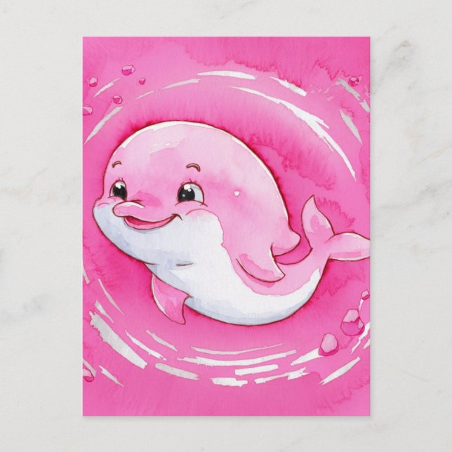 Baby Dolphin Postcard (Front)