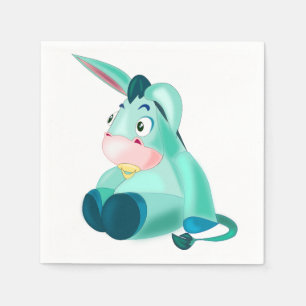 Baby Donkey Funny Napkins - Customizable