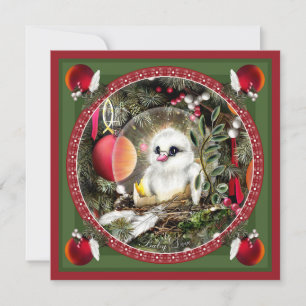 Baby Dove Holiday Card