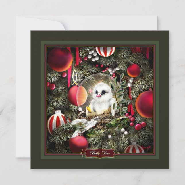 Baby Dove Holiday Card (Front)