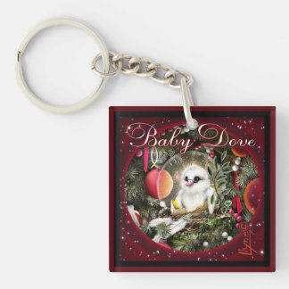 Baby Dove Keychain