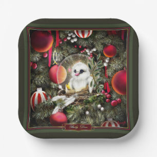 Baby Dove Paper Plate