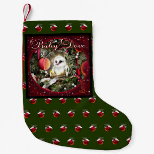 Baby Dove Small Christmas Stocking