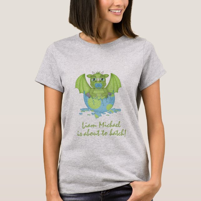 Baby Dragon About to Hatch T-Shirt (Front)