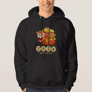 Baby Dragon Happy New Year 2024 Hoodie