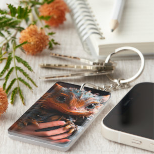 Baby Dragon Keychain