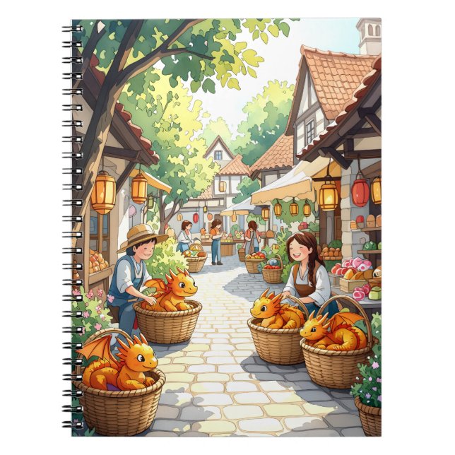 Baby Dragon Market Adventure Carnet (Devant)