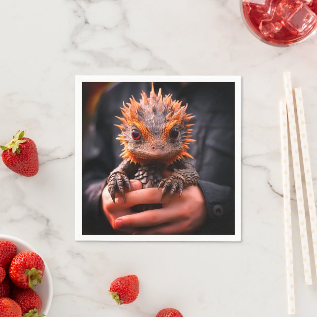 Baby Dragon Napkin (Insitu)