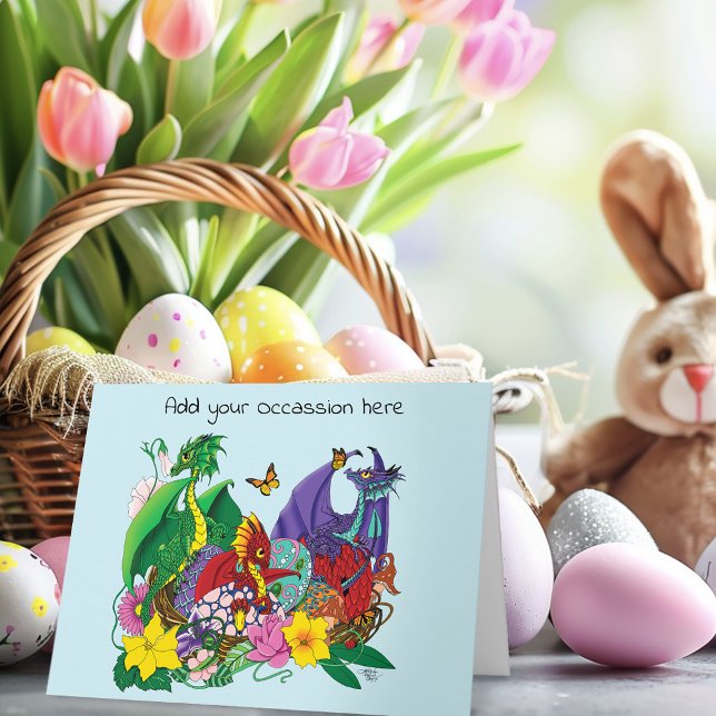 Baby Dragon Nest Fantasy Card (Creator Uploaded)