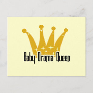 Baby Drama Queen Tshirts and Gifts Postcard
