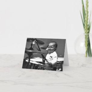 Baby Drummer Note Card