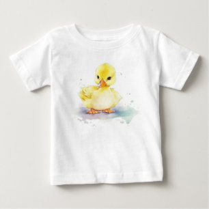 Baby Duck 2 Watercolor T-Shirt