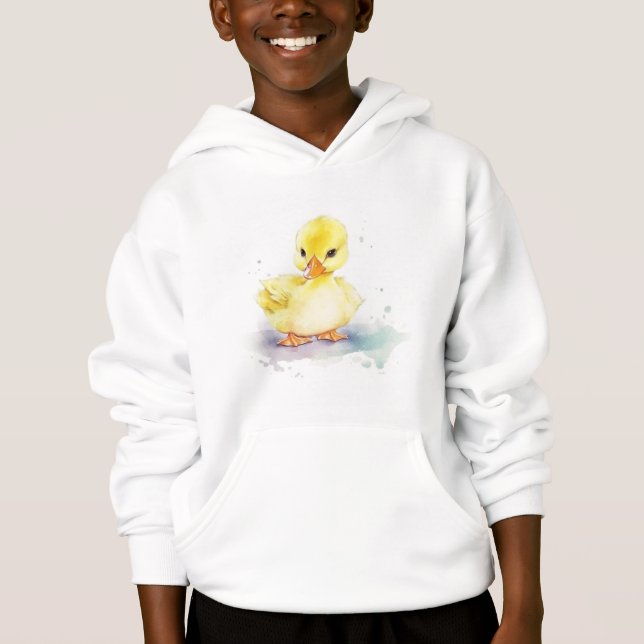 Baby Duck 2 Watercolor T-Shirt (Front)