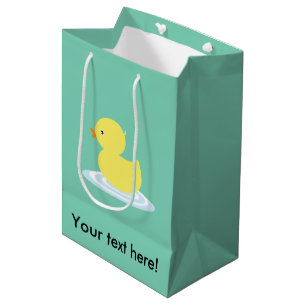 Baby duck cartoon medium gift bag