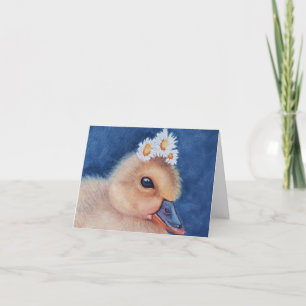 Baby Duck Thank You Card