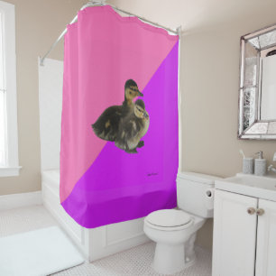 Baby Ducks on Pink Raspberry and Purple Sorbet