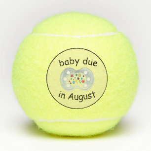 baby due in August Tennis Balls