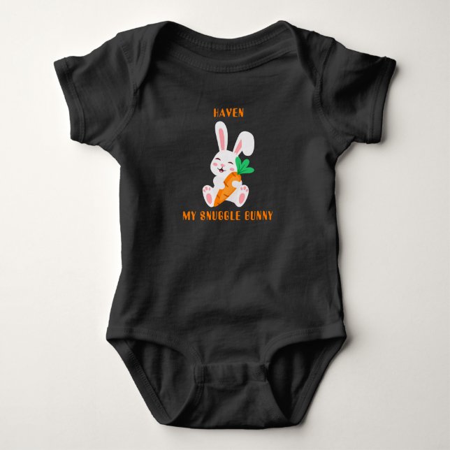 Baby Easter Snuggle Bunny Bodysuit  (Front)