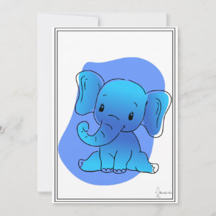 Baby Elefant Card
