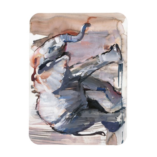 Baby elephant 2012 magnet (Vertical)