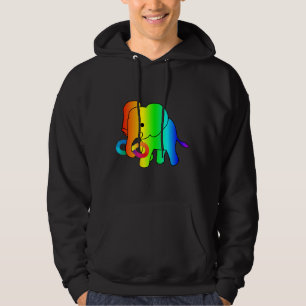 Baby Elephant Autism Acceptance Active Hoodie
